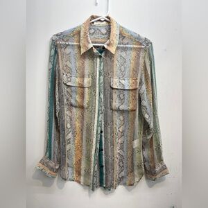 Equipment Sheer Blouse